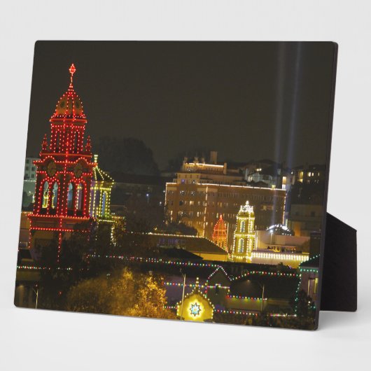 Plaque Photo Lumières de Kansas City Plaza (Côté)