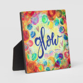 Plaque Photo Lumineuse Abstraite amusante Fun Whimsical Inspiri (Recto)