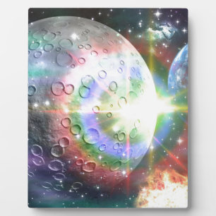 Plaque Photo lune arc
