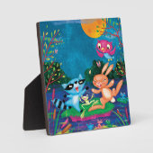 Plaque Photo Lune d'automne (Recto)