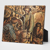 Plaque Photo Lune faisant blanc éclair Whiskey Liqueur (Côté)