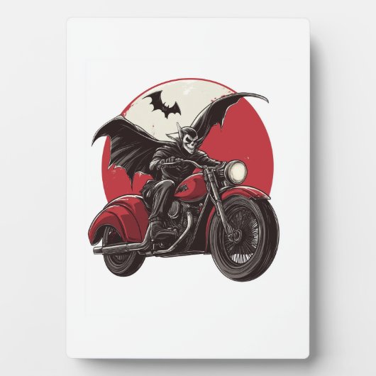 Plaque Photo Lune Vampire (Devant)