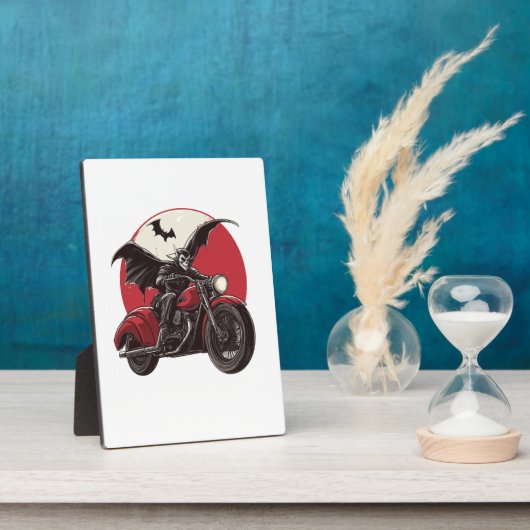 Plaque Photo Lune Vampire (Côté)