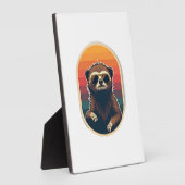 Plaque Photo Lunettes de soleil vintage de paresseux Art vector (Côté)