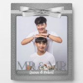 Plaque Photo M. & M. Gay Mariage en argent Photo (Devant)
