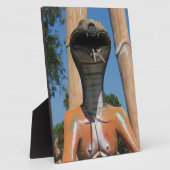 Plaque Photo M. Snake AKA Cobra Head ... Enfer bouddhiste (Côté)