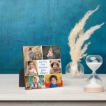 Plaque Photo Ma première année Baby Boy Photo Collage Cadeau Cu<br><div class="desc">La plaque photo de 1ère année de ce mignon bébé comporte un collage photographique de 6 photos de votre petit garçon. Ma première année en belle écriture bleue au-dessus du nom de votre enfant pour un grand cadeau commémoratif pour les parents et grands-parents.</div>