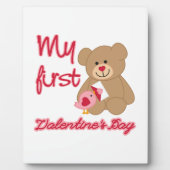 Plaque Photo Ma première Saint Valentin (Devant)
