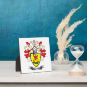 Plaque Photo MacDonald Family Crest Coat of Arms (Insitu)