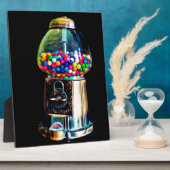 Plaque Photo Machine à gumball (Côté)