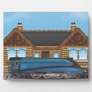 Plaque Photo Machine à vapeur