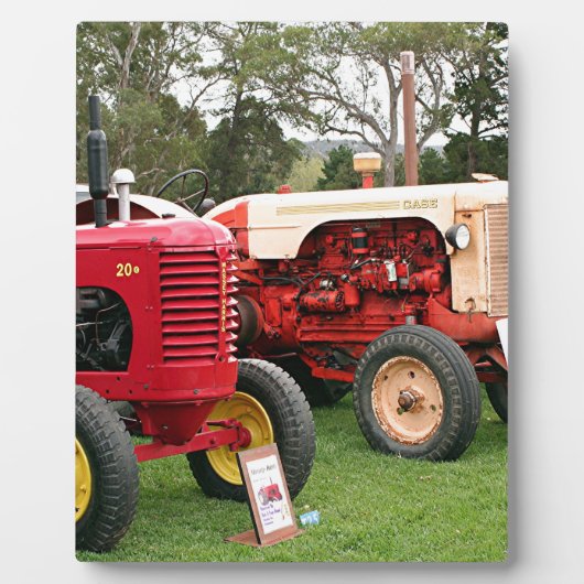 Plaque Photo Machines agricoles des tracteurs anciens 2 (Devant)