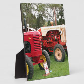 Plaque Photo Machines agricoles des tracteurs anciens 2 (Côté)