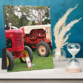 Plaque Photo Machines agricoles des tracteurs anciens 2 (Côté)
