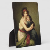 Plaque Photo Madame Vigee-Lebrun et sa fille (Côté)