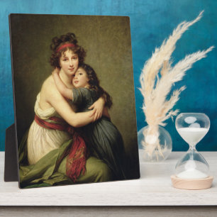 Plaque Photo Madame Vigee-Lebrun et sa fille