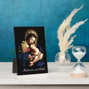 Plaque Photo Madonna and Child