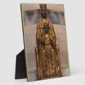Plaque Photo Madonna de Montserrat Noir Vierge Marie (Côté)