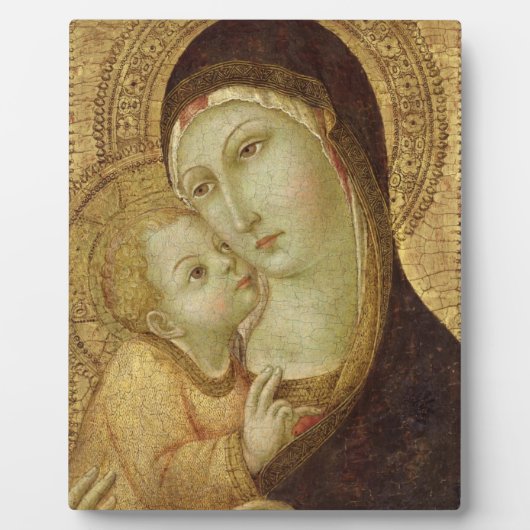 Plaque Photo Madonna et l'enfant (Devant)