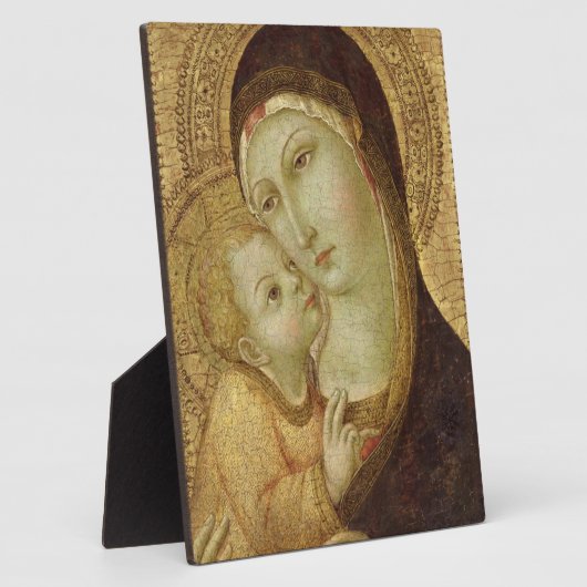 Plaque Photo Madonna et l'enfant (Côté)