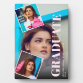 Plaque Photo Magazine moderne 3 Photos Diplôme (Devant)