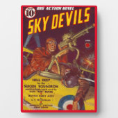 PLAQUE PHOTO MAGAZINE SKY DEVILS 1939 (Devant)