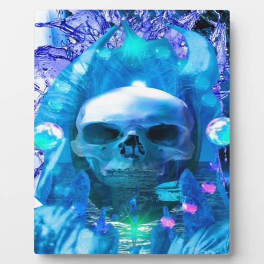 Plaque Photo Magicien du crâne (Devant)