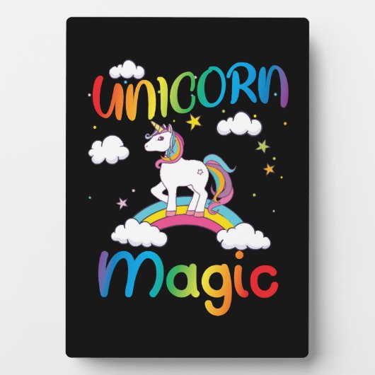 Plaque Photo Magie de licorne                (Devant)