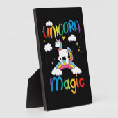 Plaque Photo Magie de licorne                (Côté)
