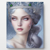 Plaque Photo Magique Winter Queen Portrait Tabletop (Devant)