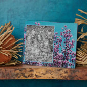 Plaque Photo Magnolia Blossoms Blue Sky Art Ajouter Votre Propr (Côté)