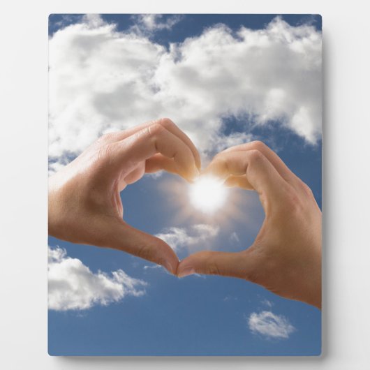 Plaque Photo Mains d'amour (Devant)