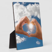 Plaque Photo Mains d'amour (Côté)