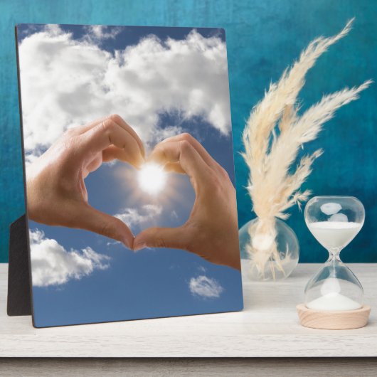 Plaque Photo Mains d'amour (Côté)