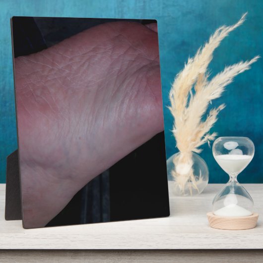 PLAQUE PHOTO MAINTENANT, GÂTEZ-MOI LE PIED ! (Côté)