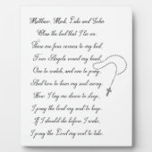 Plaque Photo Maintenant Je Me Pose Dormir (Devant)