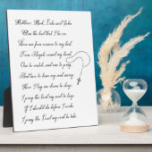 Plaque Photo Maintenant Je Me Pose Dormir (Côté)