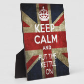 PLAQUE PHOTO MAINTENEZ LE CALME ET METTEZ LA BOUILLOIRE (Côté)