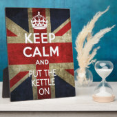 PLAQUE PHOTO MAINTENEZ LE CALME ET METTEZ LA BOUILLOIRE (Côté)