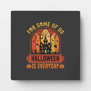 Plaque Photo Maison Hantée Rétro Halloween Est Tous Les Jours