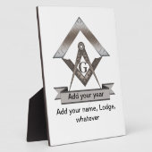 Plaque Photo Maître de la Loge (Côté)