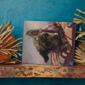 Plaque Photo Maîtriser le caniche (Côté)