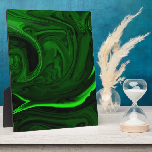 Plaque Photo malachite vert texture (Côté)