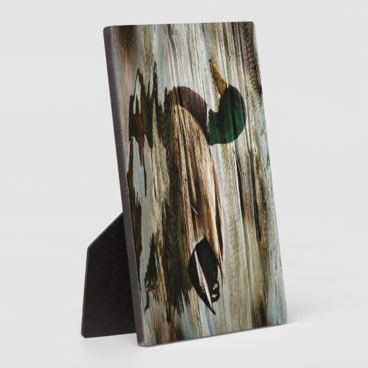 Plaque Photo Mallard Duck (Côté)