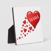 PLAQUE PHOTO MAMA HEARTS (Recto)