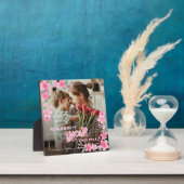 Plaque Photo Maman 1 photo moderne élégante rose poupée mère jo (Insitu)