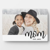 Plaque Photo Maman a établi la photo de cadeau de la fête des m (Devant)