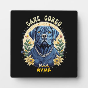 Plaque Photo Maman Cane Corso