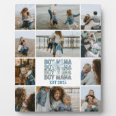 Plaque Photo Maman de 11 enfants - Collage de photos personnali (Devant)