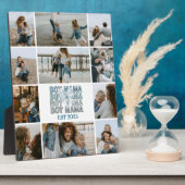 Plaque Photo Maman de 11 enfants - Collage de photos personnali (Côté)